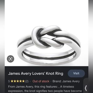 COPY - james avery knot ring